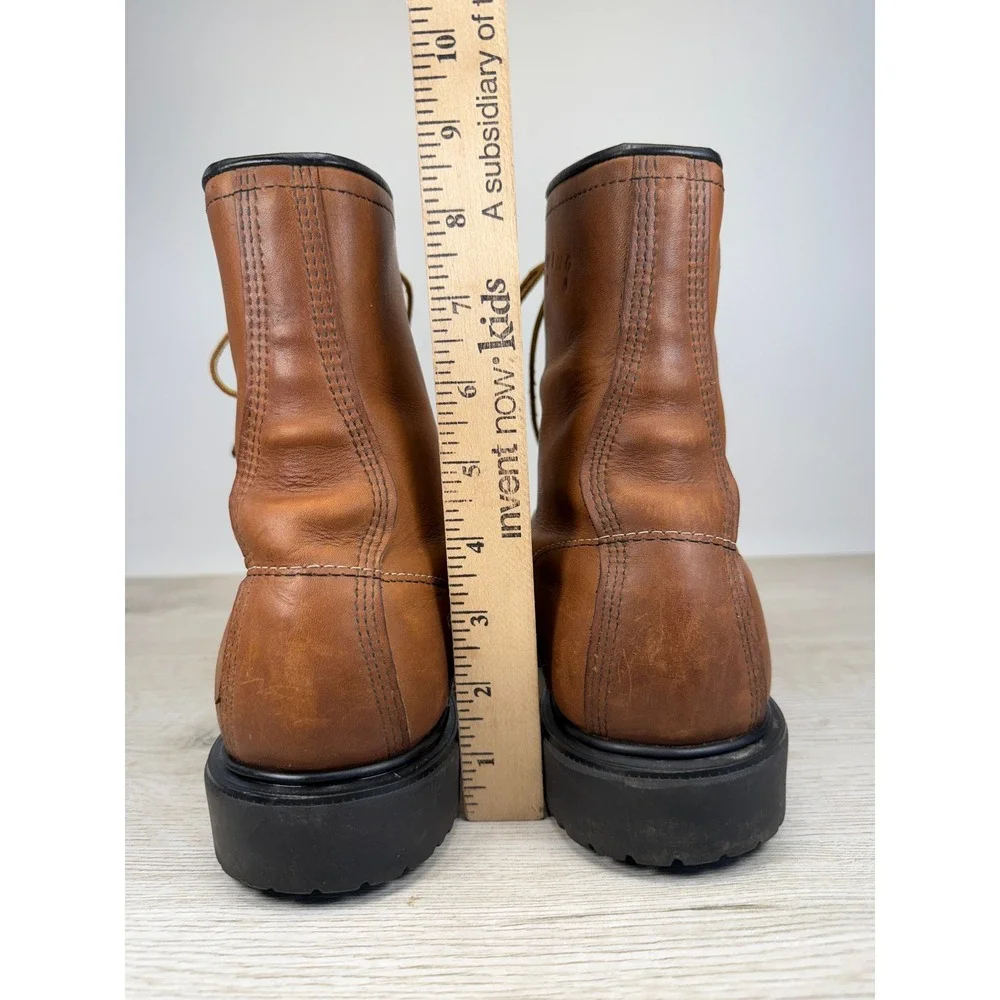 Red Wing SuperSole 2233 Brown Leather Steel Toe 8 Inch Work Boots USA Size 11